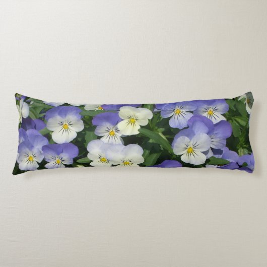 Coussins Longs Pensées violettes (Devant)