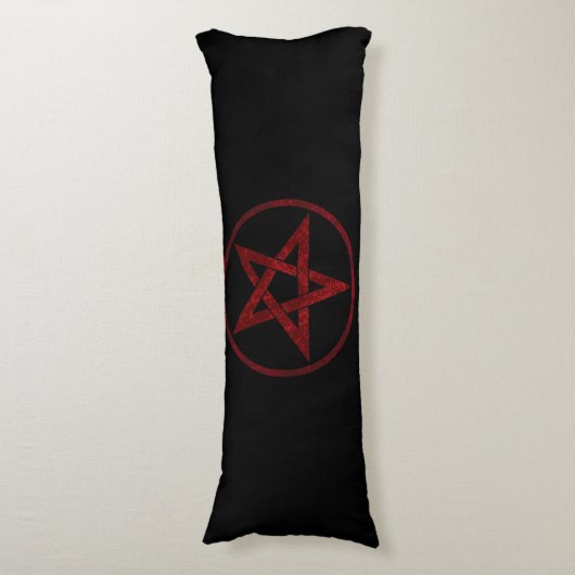 Coussins Longs Pentagram Red Devil (Devant (Vertical))