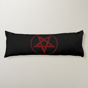 Coussins Longs Pentagram Red Devil