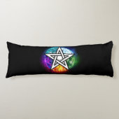 Coussins Longs pentagramme du Wiccan (Devant)