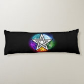 Coussins Longs pentagramme wiccan (Dos)