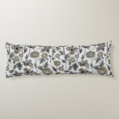 Coussins Longs Pépites Aquarelle Décor Floral (Dos)