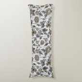 Coussins Longs Pépites Aquarelle Décor Floral (Devant (Vertical))