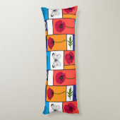 Coussins Longs Pépites dans des boîtes colorées (Dos (Vertical))