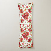 Coussins Longs Pépites rouges avec feuillage vert sur Arrière - p (Dos (Vertical))