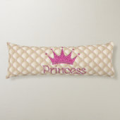 Coussins Longs Perles Charming Chic, Tiara, Princesse, Glitterie (Devant)