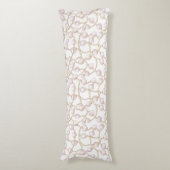 Coussins Longs Perles Rose Or Glam (Devant (Vertical))