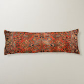 Coussins Longs Persia Sarouk Feuille jaune rouge  (Dos)