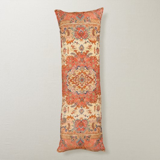 Coussins Longs Persia Tabriz Dusty Tan Red Blush  (Dos (Vertical))