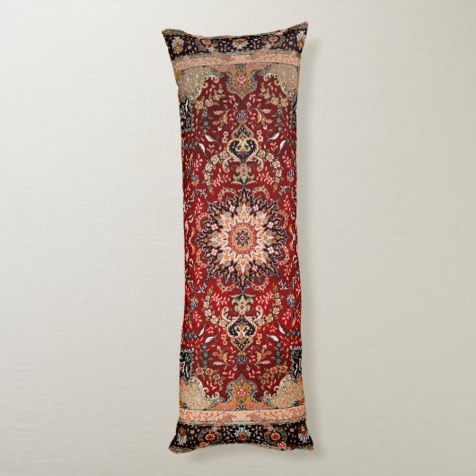 Coussins Longs Persia Tabriz Rouge Noir  (Dos (Vertical))