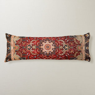 Coussins Longs Persia Tabriz Rouge Noir 