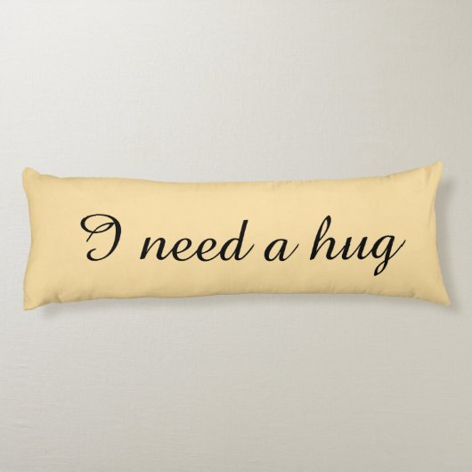 Coussins Longs Personalized beige body pillows (Dos)