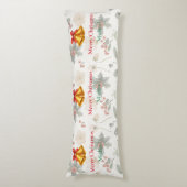 Coussins Longs Personalized Merry Christmas Long Body Pillow (Devant (Vertical))
