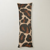 Coussins Longs Personalized Pink Leopard Print Chic Animal Print (Dos (Vertical))