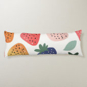 Coussins Longs Personalized Summer Colorful Strawberry Pattern (Dos)
