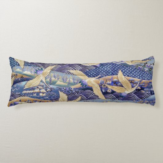 Coussins Longs Personnalisation de la grue japonaise (Devant)