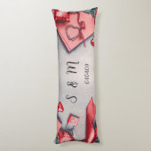 Coussins Longs Personnaliser la Saint Valentin (Dos (Vertical))
