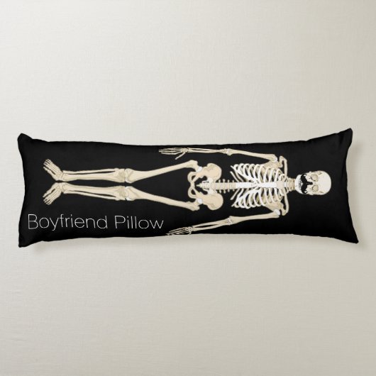 Coussins Longs Petit ami Skeleton Body Oreiller (Dos)