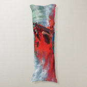 Coussins Longs Petit chaperon rouge - Rouge asperge le loup (Devant (Vertical))