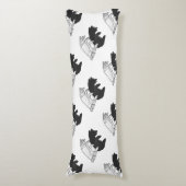 Coussins Longs Petit ours Ours Silhouette Main (Devant (Vertical))