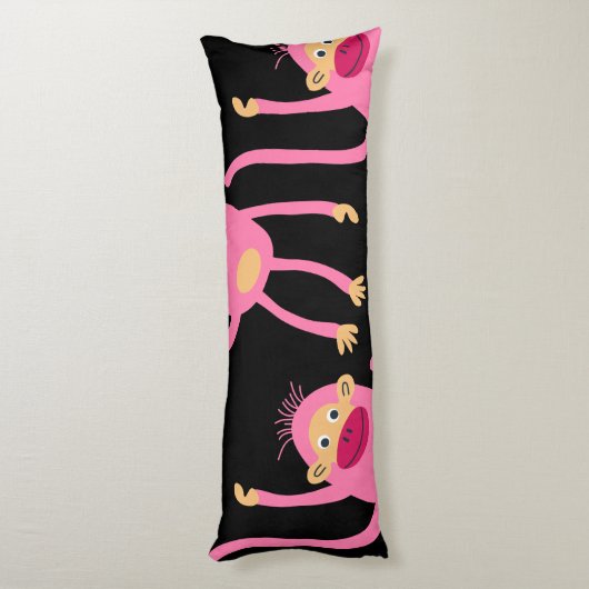 Coussins Longs Petit Singe mignon (Dos (Vertical))