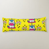 Coussins Longs Petites filles Unicorn Pony (Dos)