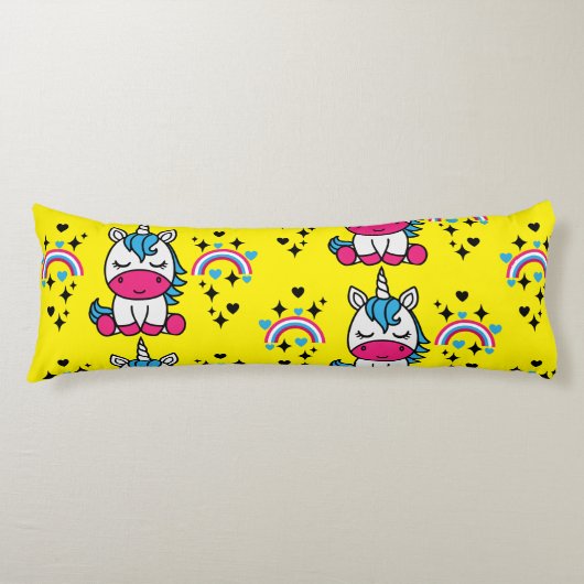 Coussins Longs Petites filles Unicorn Pony (Devant)