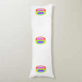 Coussins Longs Petites Grandes Écarts D'Art Motif De Couleur (Devant (Vertical))