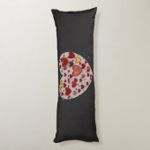 Coussins Longs Petits Coeurs (Dos (Vertical))