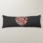 Coussins Longs Petits Coeurs (Devant)