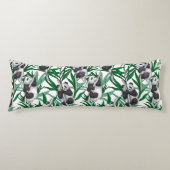 Coussins Longs Petits panda sur (Devant)