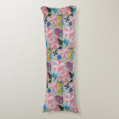 Coussins Longs Pétunia et fleurs d'été (Devant (Vertical))