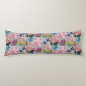 Coussins Longs Pétunia et fleurs d'été (Devant)