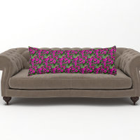 Pétunias rose motif floral