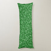 Coussins Longs Peut Vert Paillettes (Dos (Vertical))