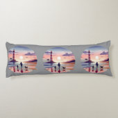 Coussins Longs Phare Sunset Walk Côté littoral (Dos)