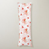 Coussins Longs Phoenix Oiseau Et Phoenix Fleur Motif Sans Faille (Devant (Vertical))