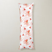 Coussins Longs Phoenix Oiseau Et Phoenix Fleur Motif Sans Faille (Dos (Vertical))