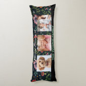 Coussins Longs Photo de famille personnalisée (Dos (Vertical))