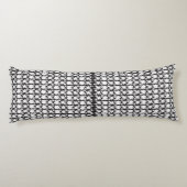 Coussins Longs photo en noir et blanc d'un motif (Dos)