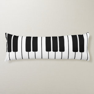 Coussins Longs Piano clavier musicien cadeau jumbo touches de nou