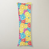 Coussins Longs Pièces de fruits d'agrumes (Devant (Vertical))