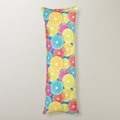 Coussins Longs Pièces de fruits d'agrumes (Dos (Vertical))