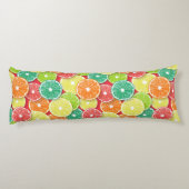 Coussins Longs Pièces de fruits d'agrumes pop art 2 (Dos)