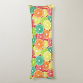 Coussins Longs Pièces de fruits d'agrumes pop art 2 (Dos (Vertical))