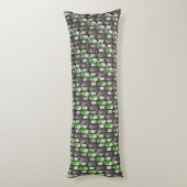 Coussins Longs Pièces rectangulaires sculptées et teintées, vert (Dos (Vertical))