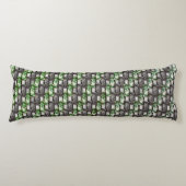 Coussins Longs Pièces rectangulaires sculptées et teintées, vert (Devant)