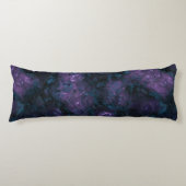 Coussins Longs Pierre bleu turquoise et améthyste (Devant)