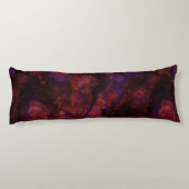 Coussins Longs Pierre rouge et violet abstrait (Dos)