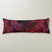 Coussins Longs Pierre rouge et violet abstrait (Devant)